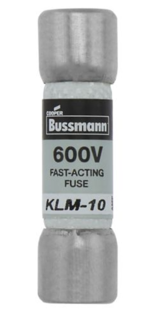 KLM fast-acting 13/32" x 1-1/2" supplemental fuse